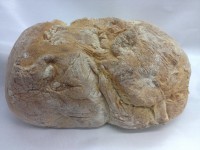 Pão 100% Caseiro (cozido e amassado à mão como antigamente)
